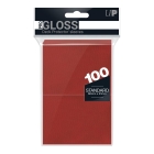 Ultra-Pro-100-Gloss-Deck-Protector-Sleeves-Red